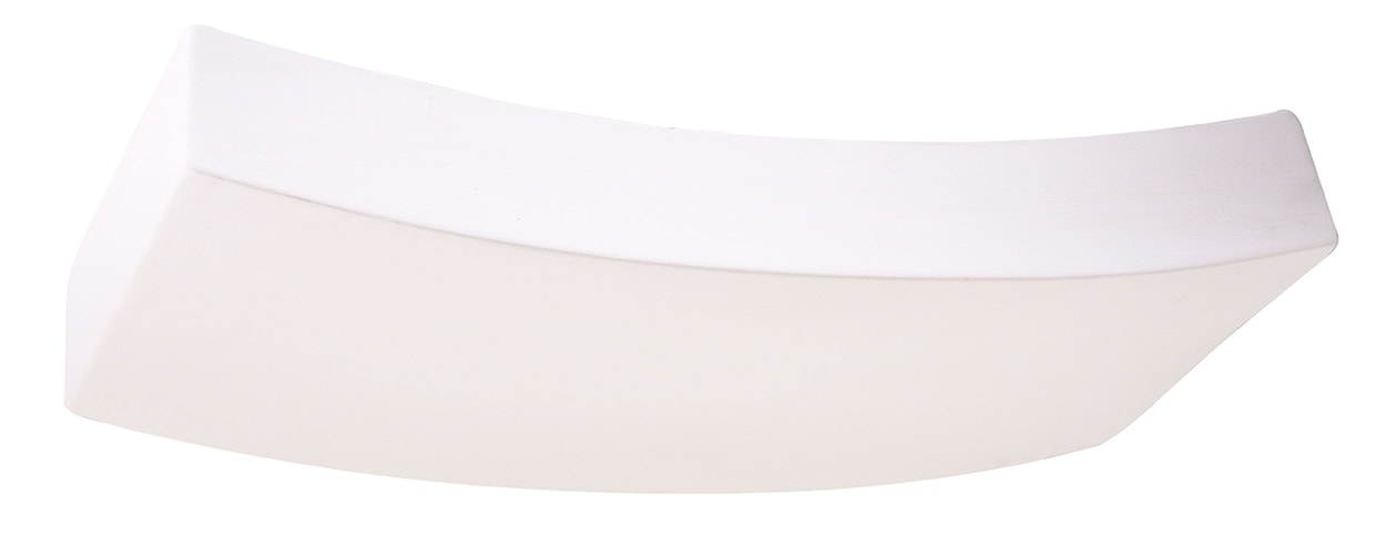 Kinkiet ścienny z ceramiki Siegg 36 cm biały 