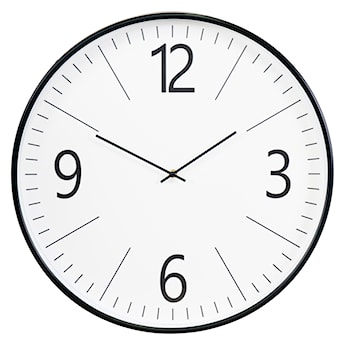 Zegar ścienny Picupavely średnica 51 cm biało-czarny