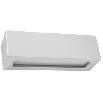 Kinkiet ścienny Gevon z ceramiki 32,5 cm szary