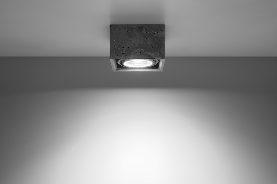 Plafon Obett 14x14x9 cm x1 beton  - zdjęcie 5