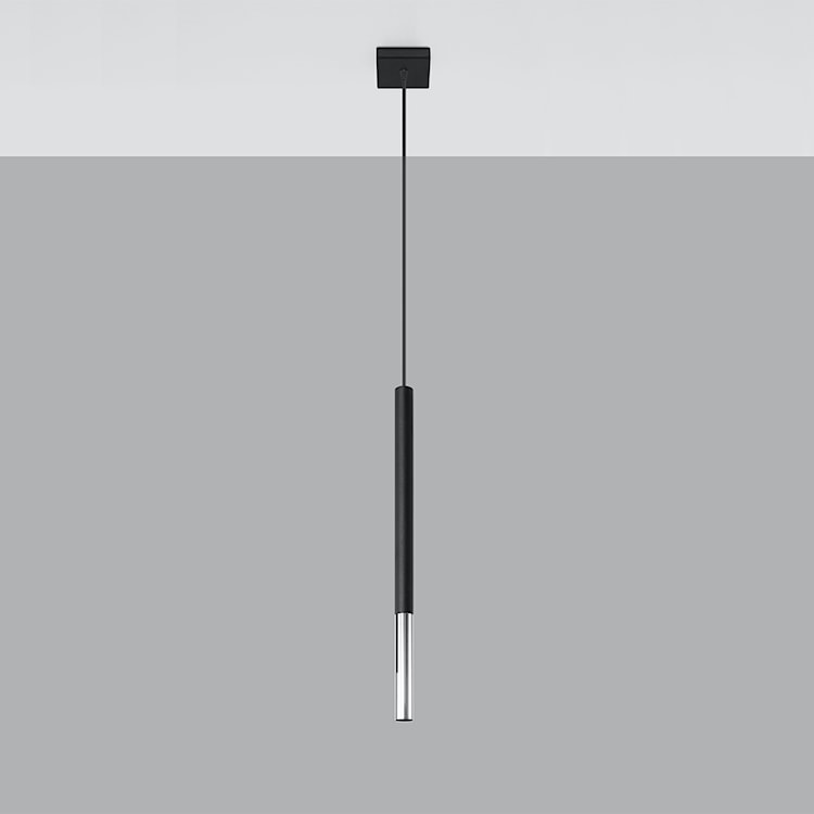 Lampa wisząca Mozaica 1 czarny/chrom  - zdjęcie 2