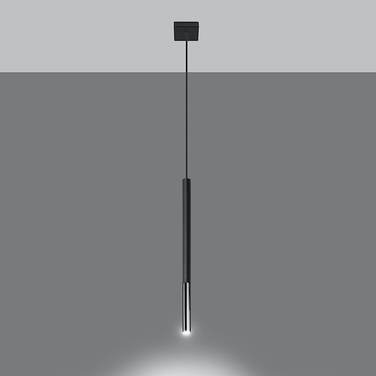 Lampa wisząca Mozaica 1 czarny/chrom  - zdjęcie 3