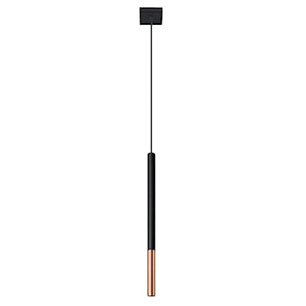 Lampa wisząca Lagga 8x8 cm x1 czarna/miedź