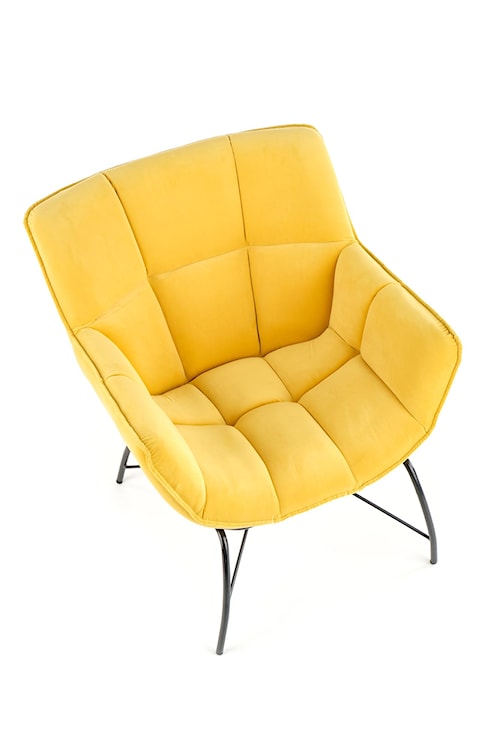 Fotel wypoczynkowy Blemer żółty  - zdjęcie 9