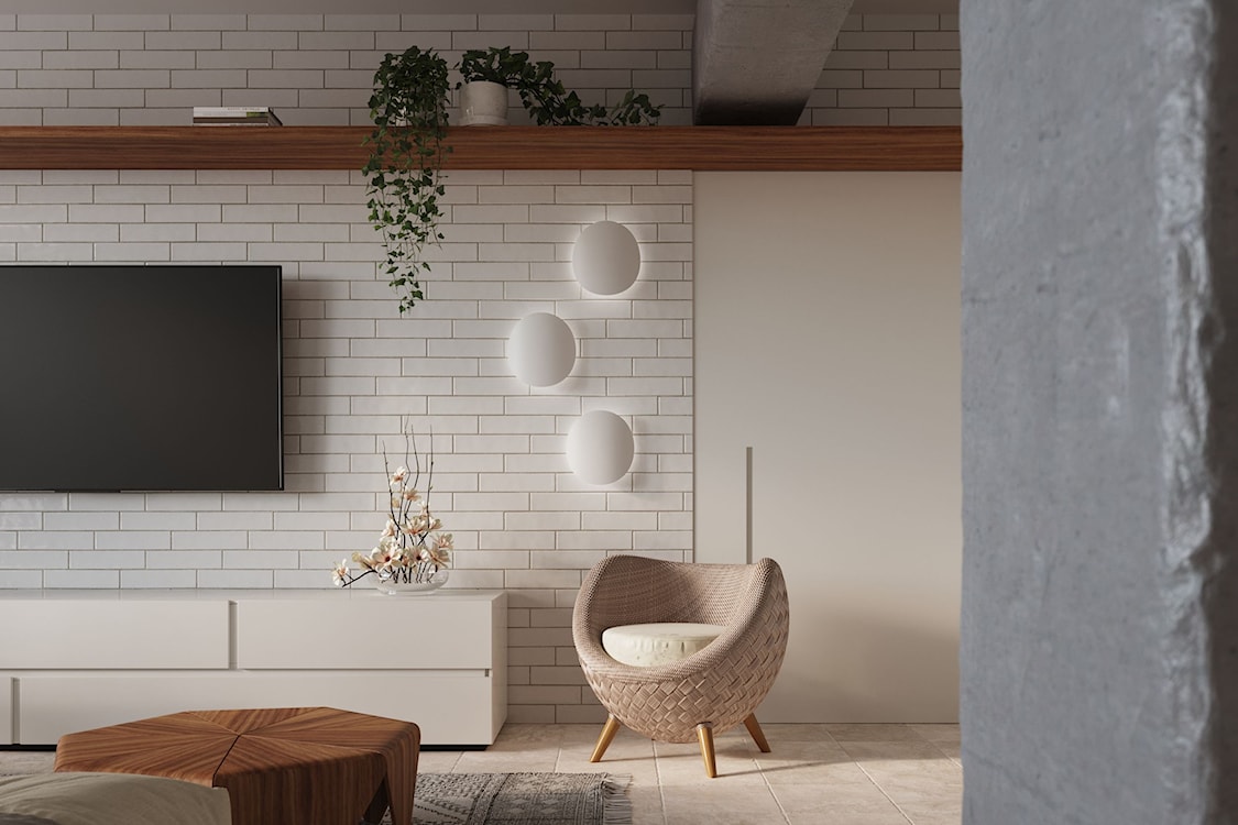 Kinkiet ścienny Minave 29x25 cm x2 stalowy biały  - zdjęcie 2