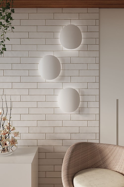 Kinkiet ścienny Minave 29x25 cm x2 stalowy biały  - zdjęcie 4