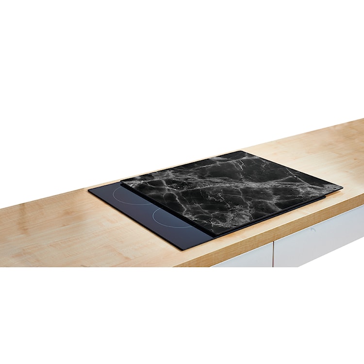 Deska do krojenia Stonne ze szkła czarny marmur  - zdjęcie 2