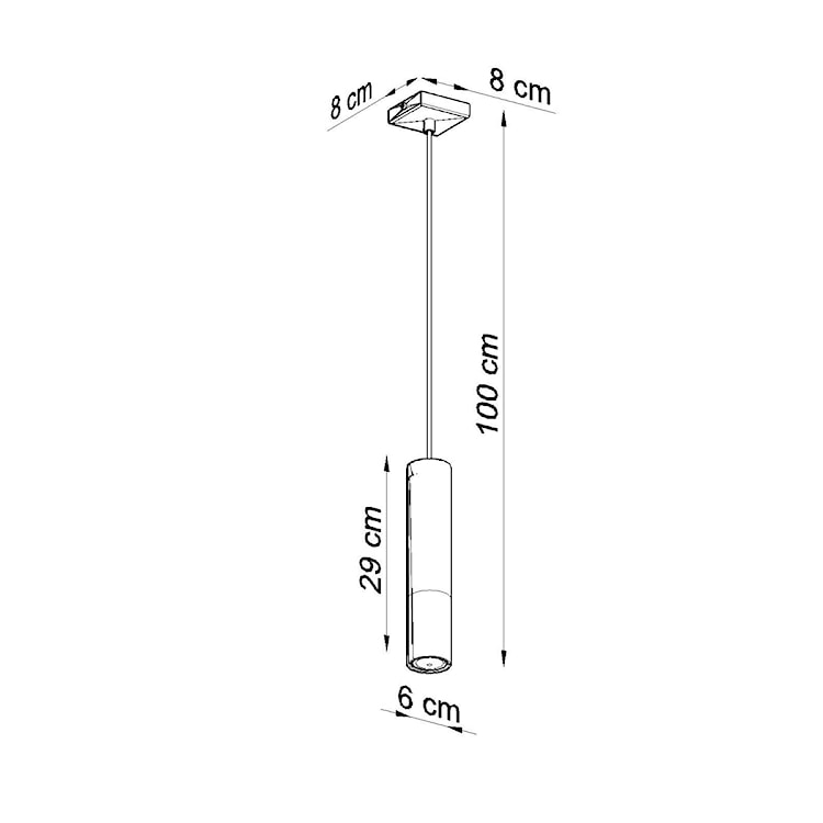Lampa wisząca Loopez 1 czarny/chrom  - zdjęcie 4
