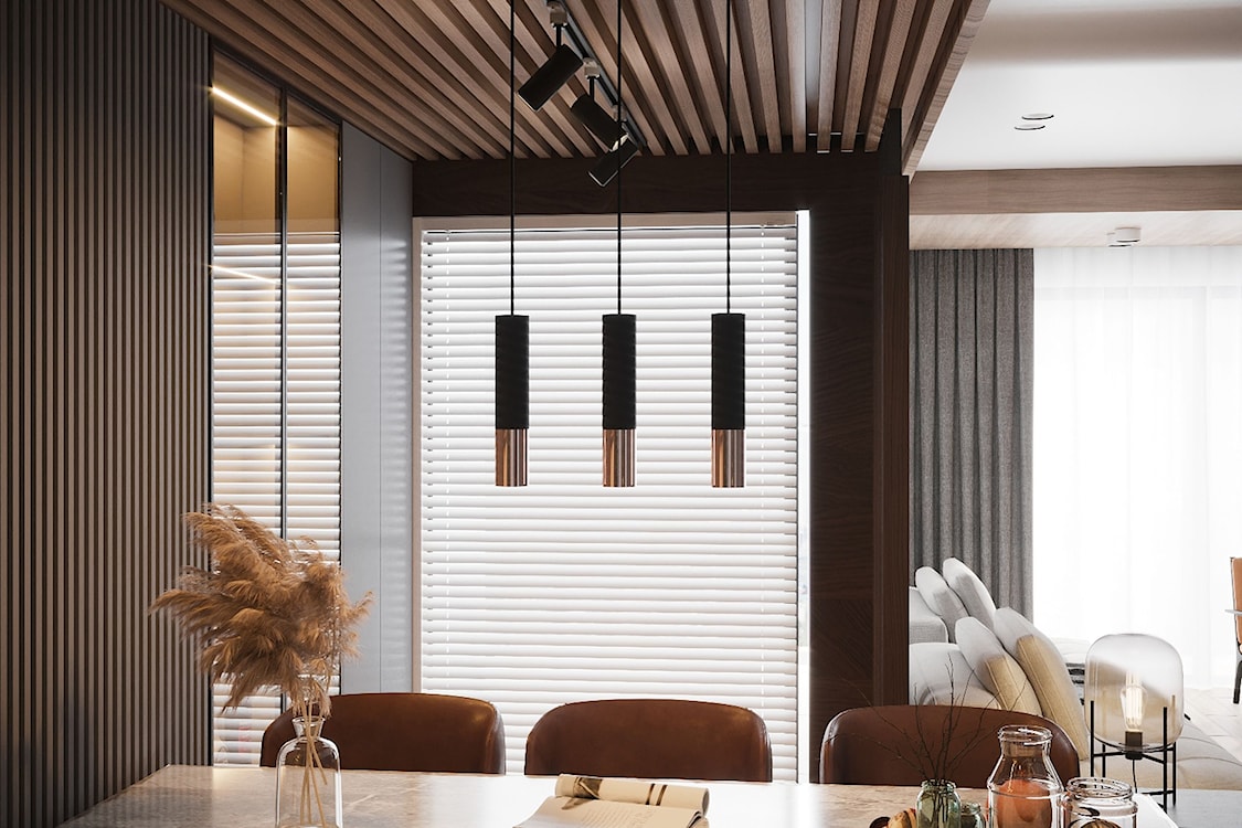 Lampa wisząca Obett średnica 6 cm x1 czarna/miedź  - zdjęcie 3