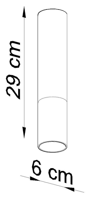 Plafon Obett średnica 6 cm x1 czarny/złoty  - zdjęcie 4