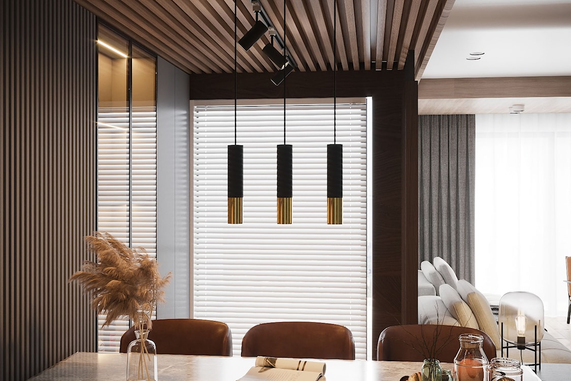 Lampa wisząca Obett średnica 6 cm x1 czarna/złota  - zdjęcie 3