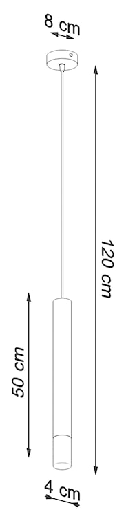 Lampa wisząca Lagga średnica 8 cm x1 biała  - zdjęcie 7