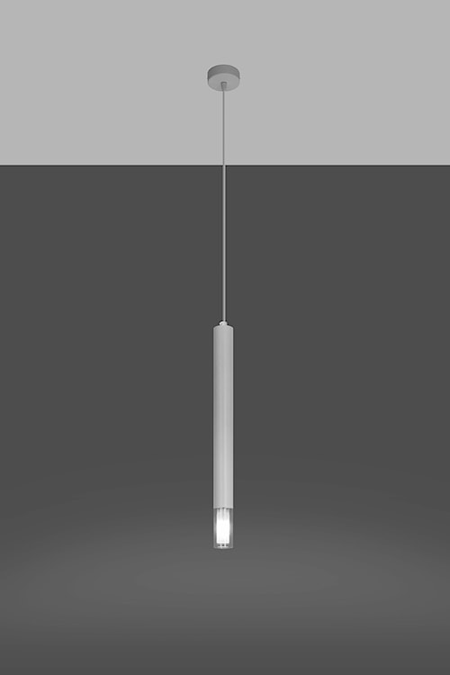 Lampa wisząca Lagga średnica 8 cm x1 biała  - zdjęcie 5