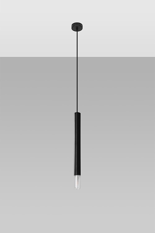 Lampa wisząca Lagga średnica 8 cm x1 czarna  - zdjęcie 6
