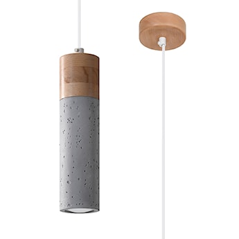 Lampa wisząca Obett średnica 7 cm x1 naturalny/beton