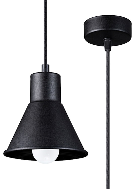 Lampa wisząca Choccate średnica 14 cm x1 czarna 