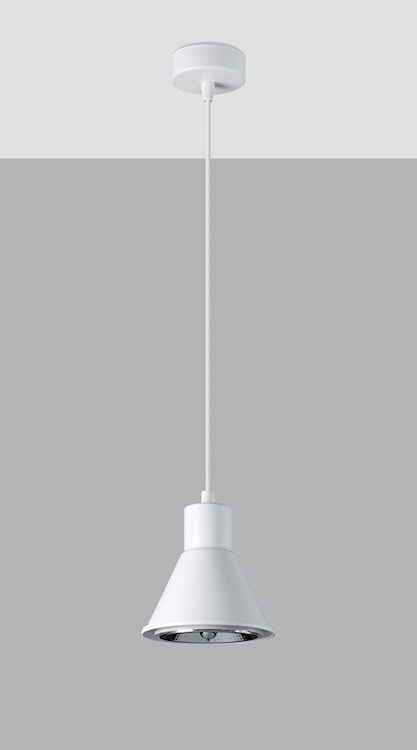 Lampa wisząca Choccate średnica 14 cm x1 biała  - zdjęcie 5