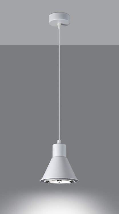 Lampa wisząca Choccate średnica 14 cm x1 biała  - zdjęcie 4
