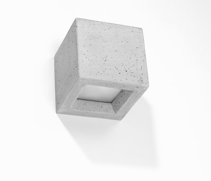 Kinkiet Obett 12x12 cm beton  - zdjęcie 6
