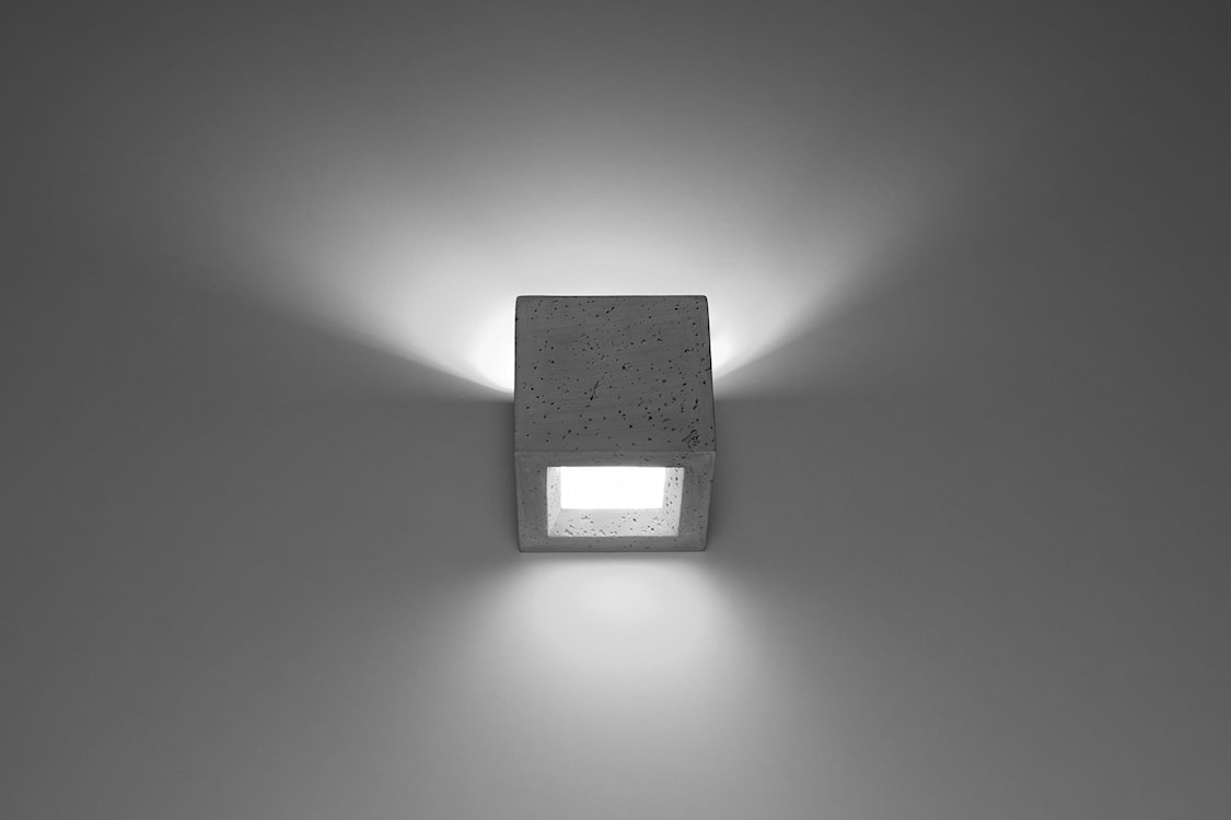 Kinkiet Obett 12x12 cm beton  - zdjęcie 5
