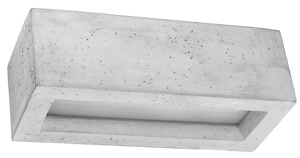 Kinkiet ścienny Gevon 30 cm beton 