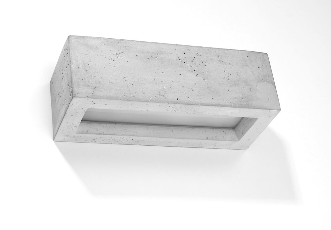 Kinkiet ścienny Gevon 30 cm beton  - zdjęcie 6
