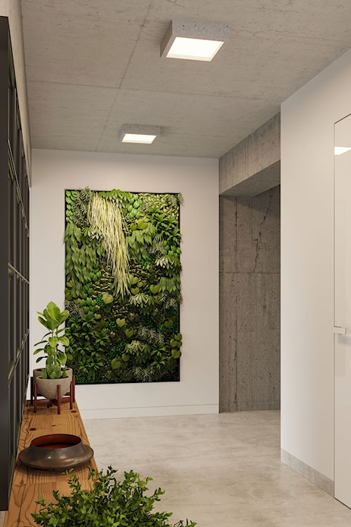 Plafon LED Obett 33x33x8 cm beton  - zdjęcie 3