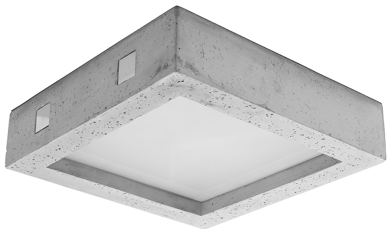 Plafon LED Obett 33x33x8 cm beton 