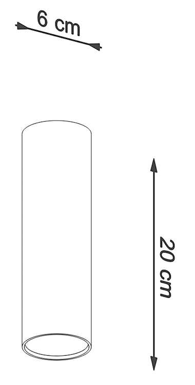 Plafon Lagga 20 cm biały  - zdjęcie 7