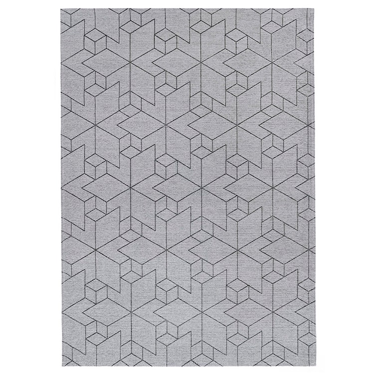 Dywan łatwoczyszczący Pavir szary mozaika 160x230 cm