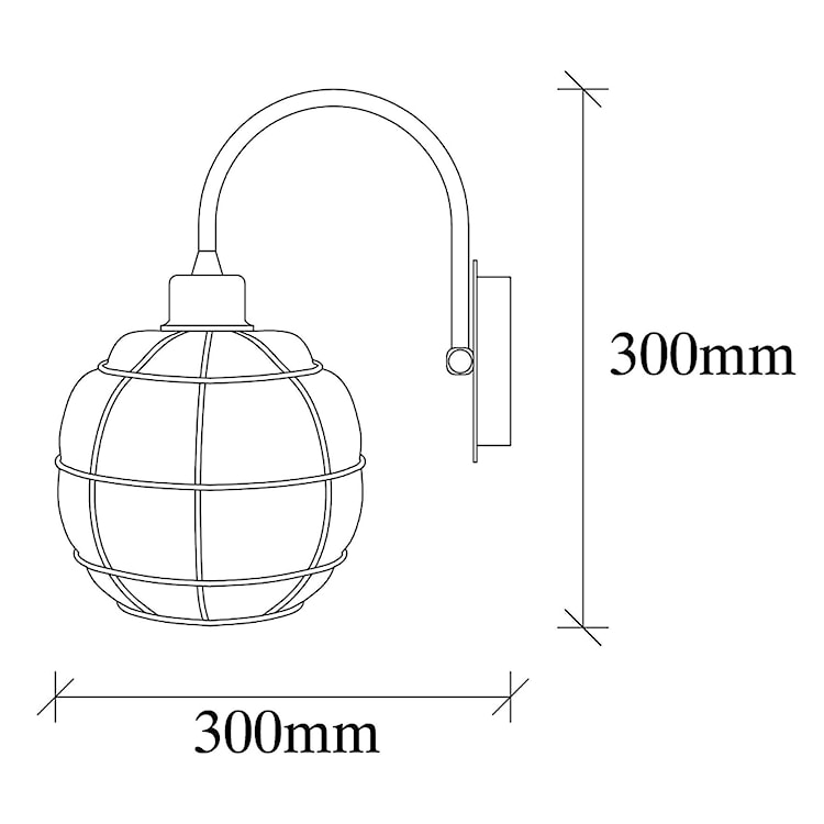 Kinkiet ścienny Coradime szklany średnica 20 cm miedziany  - zdjęcie 6