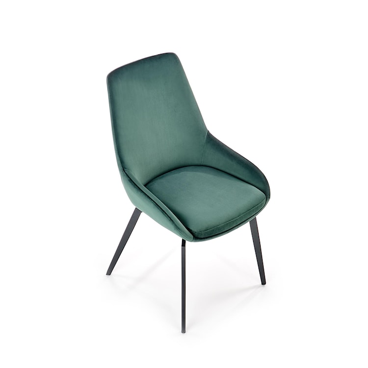 Krzesło tapicerowane Karungal zielone  - zdjęcie 3