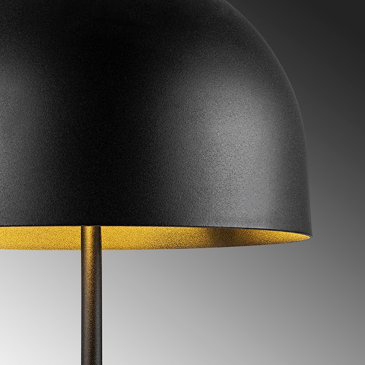 Lampa stołowa Biesta półkole średnica 24 cm czarna  - zdjęcie 9