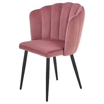 Krzesło tapicerowane Baltip różowe