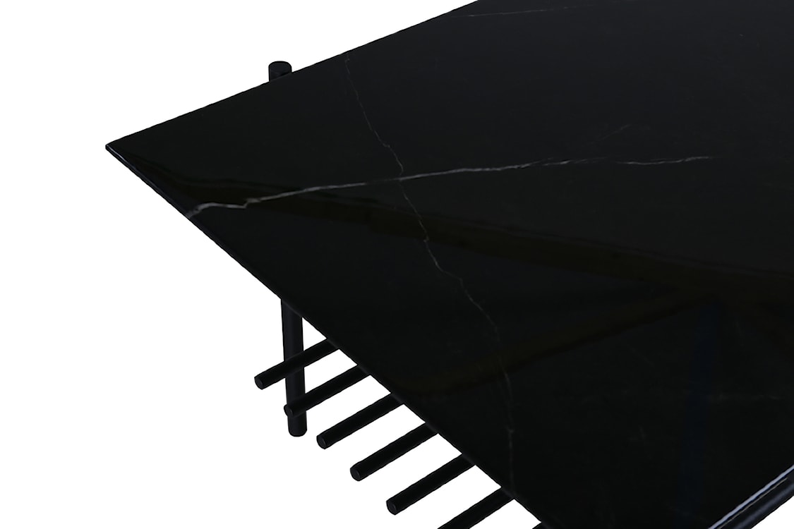 Stolik kawowy Yankent 120x60 cm czarny marmur  - zdjęcie 9