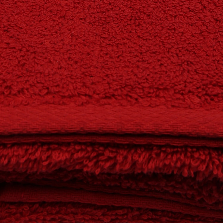 Ręcznik do rąk Bainrow 50/90 cm czerwony  - zdjęcie 5