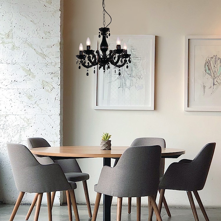 Żyrandol Champ czarny  - zdjęcie 2