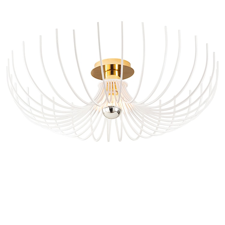 Lampa wisząca Skyriblent 56 cm biała 