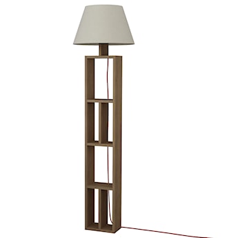 Lampa podłogowa Maringly 164 cm biała z półkami