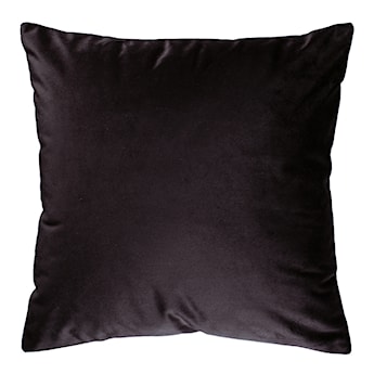 Poduszka dekoracyjna Sylvanca w tkaninie EASY CLEAN 45x45 cm czarna bez kedry