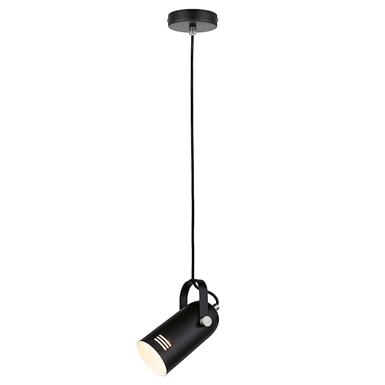 Lampa wisząca Nibbler w formie reflektora czarna 