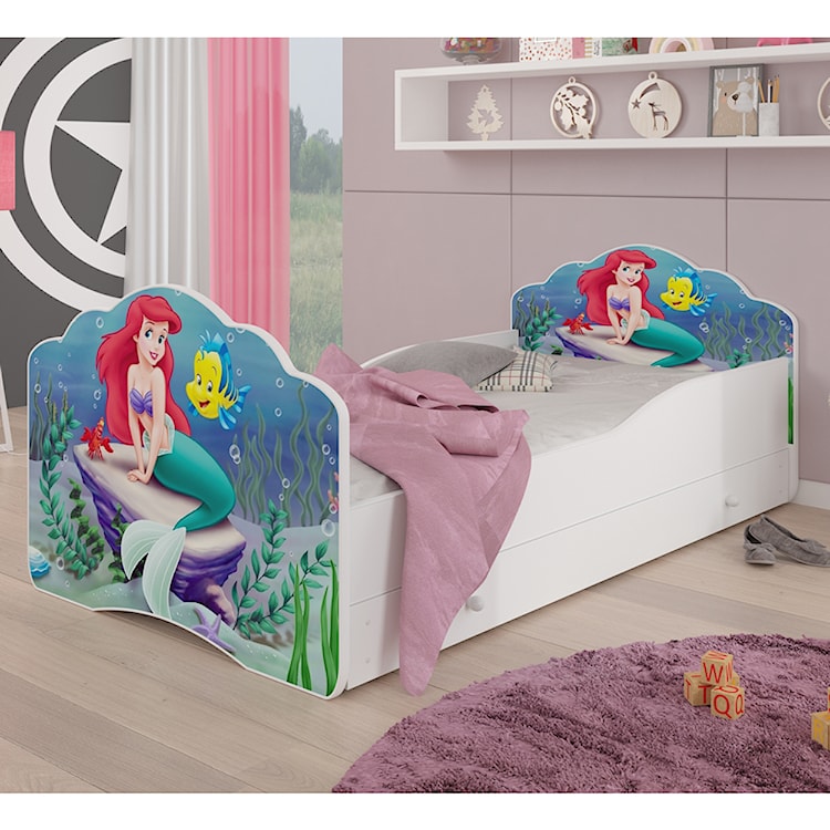 Łóżko dziecięce Sissa 140x70 cm Arielka z szufladą  - zdjęcie 2