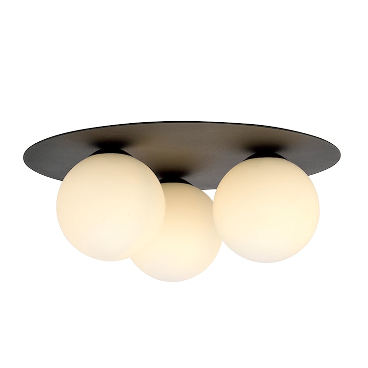 Lampa sufitowa Sorium x3 czarno-biała  - zdjęcie 5