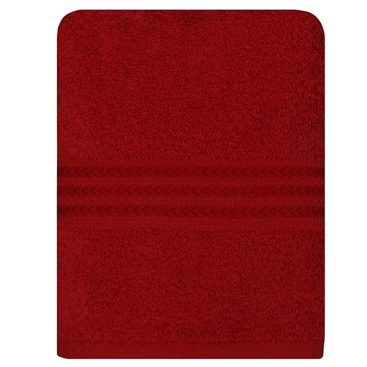 Ręcznik do rąk Bainrow 50/90 cm czerwony  - zdjęcie 2