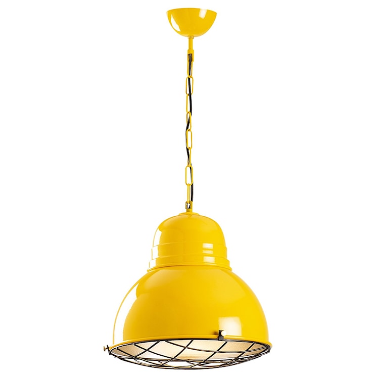 Lampa sufitowa Ardulace industrialna średnica 31 cm żółta  - zdjęcie 3
