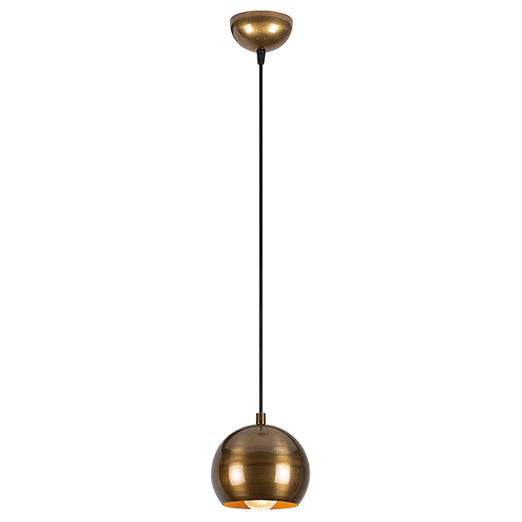 Lampa wisząca Biben w kształcie kuli średnica 15 cm złota  - zdjęcie 5