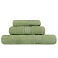 Zestaw trzech ręczników Bainrow zielony  - zdjęcie 2