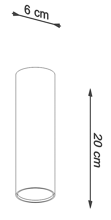 Plafon Lagga 20 cm czarny  - zdjęcie 7