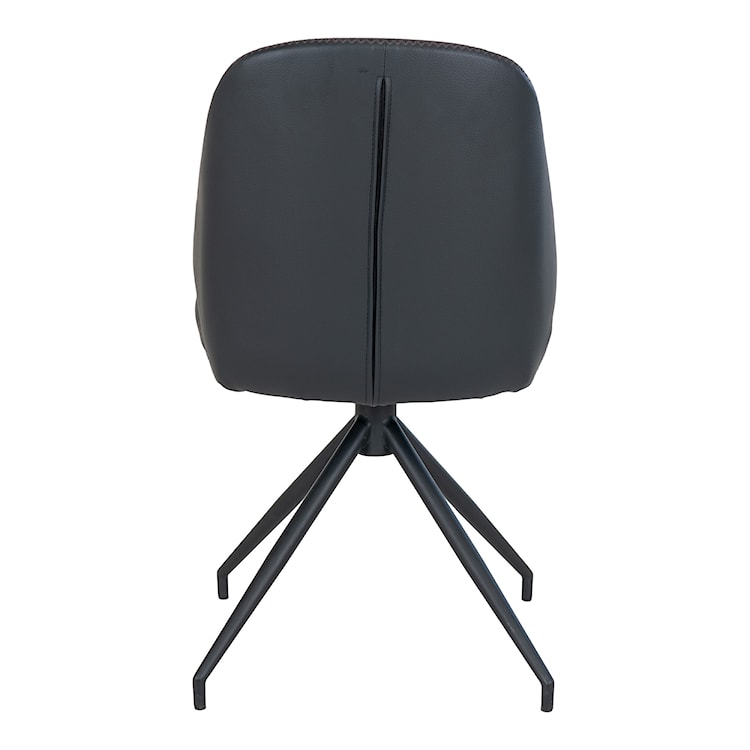 Krzesło obrotowe Cleartau czarne z czarnymi nogami  - zdjęcie 4