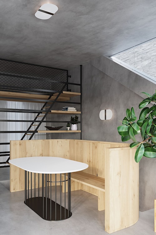 Plafon Vorigh 45x30 cm biały/chrom  - zdjęcie 4